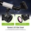 Astromania T2 T Ring and M42 T-Mount Telescope Camera Adapter, T-Ring for Nikon SLR/DSLR Camera with F-Bayonet & T Adapter 1.25 inches Astrophotography Telescope Accessory Fit for Astronomy Telescopes view 4