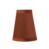 Aspen Creative 32659-9 Small Hardback Empire Shape Chandelier Set (9 Pack), Transitional Design in Redwood Clip ON LAMP Shade view 2
