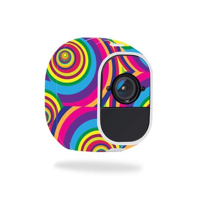 MightySkins Skin Compatible with Netgear Arlo Pro 2 - Groovy 60s | Protective, Durable, and Unique Vinyl Decal wrap Cover | Easy to Apply, Remove, and Change Styles | Made in The USA