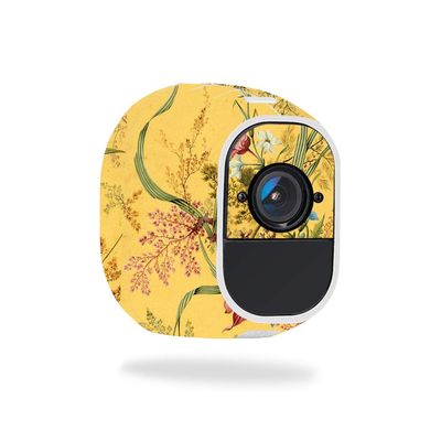 MightySkins Skin Compatible with Netgear Arlo Pro 2 - Yellow Marble End | Protective, Durable, and Unique Vinyl Decal wrap Cover | Easy to Apply, Remove, and Change Styles | Made in The USA