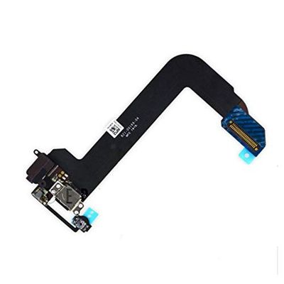 ePartSolution_Replacement Part for iPod Touch 6th Gen A1574 USB Charger Charging Port Dock Connector USB Port + Audio Jack Flex Cable USA (Black)