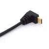 90 Degree Angled USB C Male to Micro B Female OTG Adapter Converter (25 cm) view 3