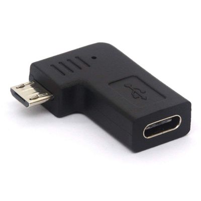 USB C Female to Micro Male OTG Adapter Charging Data Sync Converter (1pcs)