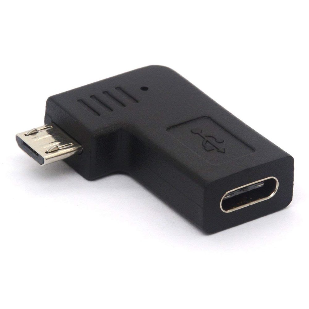 USB C Female to Micro Male OTG Adapter Charging Data Sync Converter (1pcs)