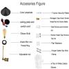 Kiven Dimmable Wall Reading Lamp Swing Arm Wall Sconce with a 6ft Plug-in Cord and 60 Watt Edison Light Bulb (Black) view 4