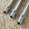 Davitu 2PCS M10 Chrome two doubles head straight tubes connecting tube two M10 outer tooth Lighting Accessories DIY - (Color: 60mm) view 4