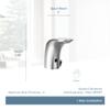 Moen 8554AC Mpower Sensor Operated Single Mount Above Deck Lavatory High Arc Ac Powered Faucet view 2