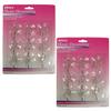 Allary 840 Home Decorating Suction Hooks, Contains 9 Hooks Ea - Multipacks (Set of 2 Packs of Hooks) view 1