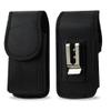 Golden Sheeps Camping,Hiking,Outdoor Contractor Case Compatible For Samsung Note 9/8,S8 Plus, S9 Plus Heavy Duty Canvas Holster With Belt Clip BLACK view 1