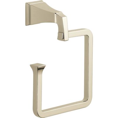 Delta Faucet 75146-PN Dryden-Towel Ring, 7.75 x 6.00 x 3.50 inches, Polished Nickel