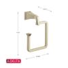 Delta Faucet 75146-PN Dryden-Towel Ring, 7.75 x 6.00 x 3.50 inches, Polished Nickel view 3
