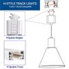 Kiven Lighting Halo Track Mount Hanging Pendant Track Kit,Grey view 2