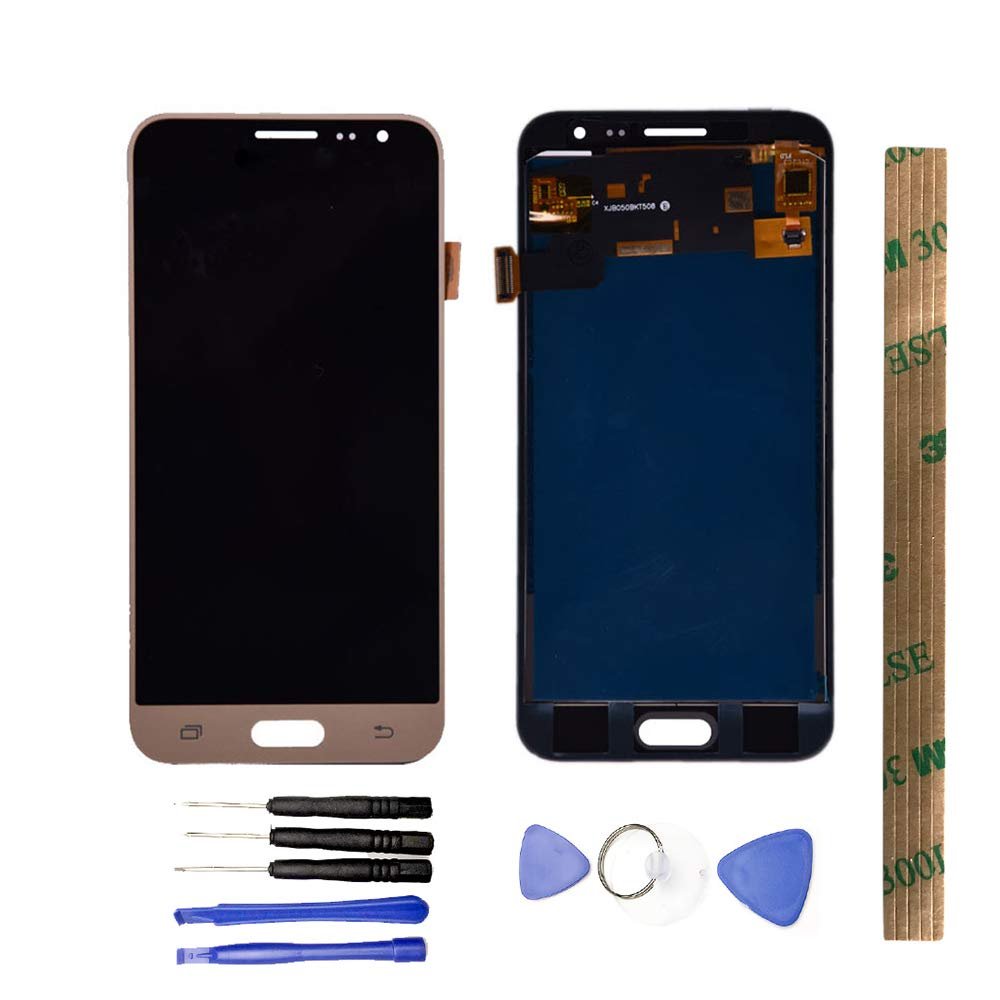 JayTong LCD Display & Replacement Touch Screen Digitizer Assembly with Free Tools for Galaxy J3 2016 J320 J320A J320F J320M Gold