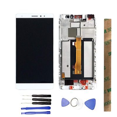 JayTong LCD Display & Replacement Touch Screen Digitizer Assembly with Free Tools for Hua-wei Mate S CRR-UL00 CRR-UL20 White with Frame