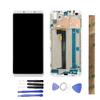 JayTong LCD Display & Replacement Touch Screen Digitizer Assembly with Free Tools for Xiao-mi Mi Max 3 / Mi Max3 2018 White with Frame view 1