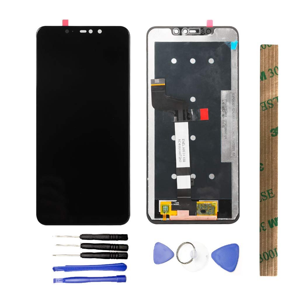 JayTong LCD Display & Replacement Touch Screen Digitizer Assembly with Free Tools for Xiao-mi Red-mi Note 6 Pro/Red-mi Note 6pro Black