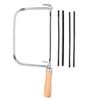 Adjustable Sawbow U-shape Hacksaw, Loaf Cutter Saw Wood Handle With 5 Hand Saw Strings view 1