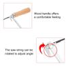 Adjustable Sawbow U-shape Hacksaw, Loaf Cutter Saw Wood Handle With 5 Hand Saw Strings view 2