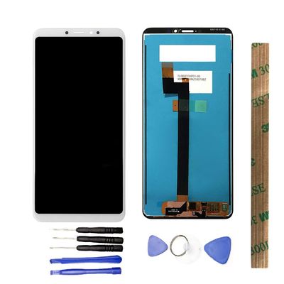 JayTong LCD Display & Replacement Touch Screen Digitizer Assembly with Free Tools for Xiao-mi Mi Max 3 / Mi Max3 2018 White