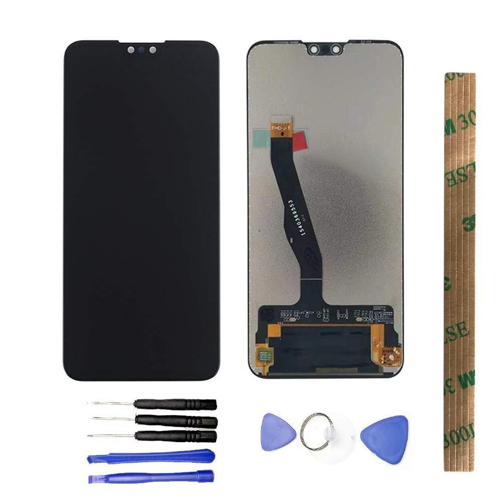 JayTong LCD Display & Replacement Touch Screen Digitizer Assembly with Free Tools for Hua-wei Y9 2019 JKM-LX1 JKM-LX3 Black