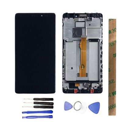 JayTong LCD Display & Replacement Touch Screen Digitizer Assembly with Free Tools for Hua-wei Mate S CRR-UL00 CRR-UL20 Black with Frame