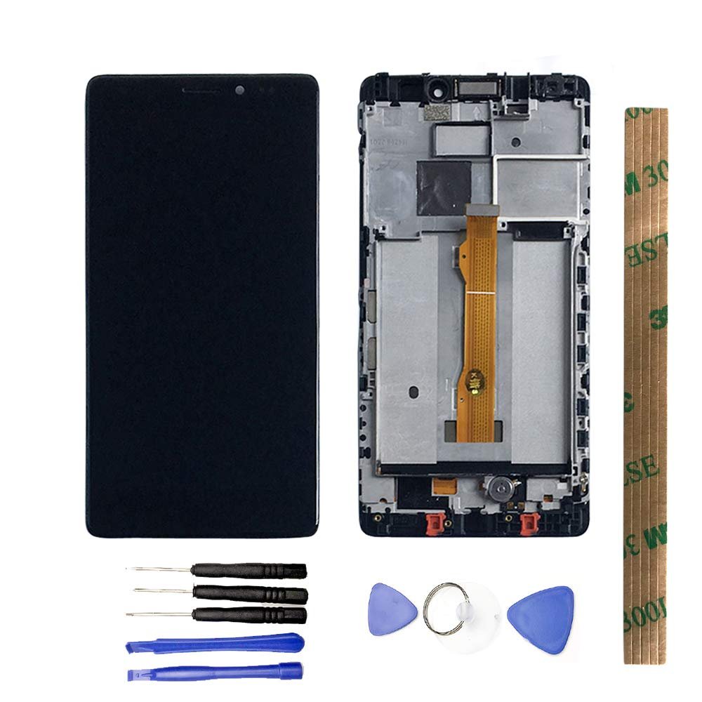 JayTong LCD Display & Replacement Touch Screen Digitizer Assembly with Free Tools for Hua-wei Mate S CRR-UL00 CRR-UL20 Black with Frame