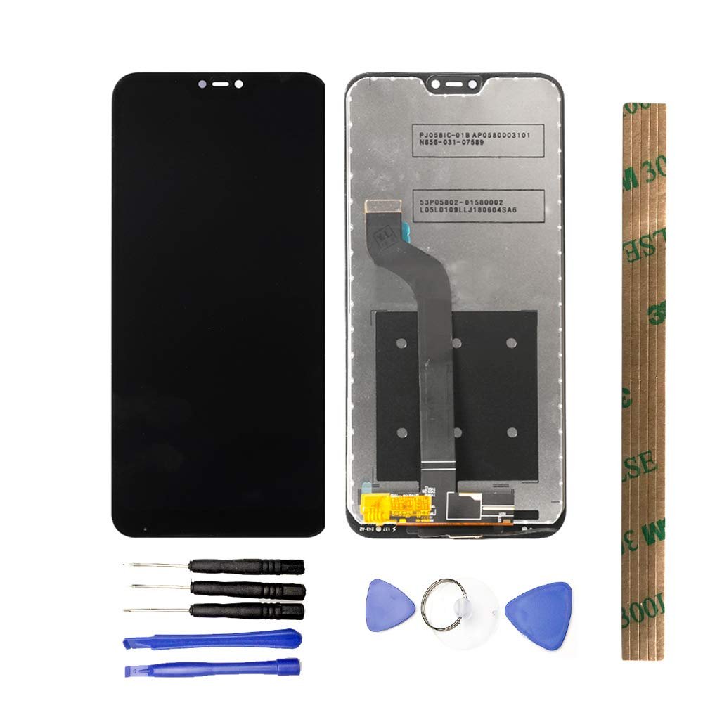 JayTong LCD Display & Replacement Touch Screen Digitizer Assembly with Free Tools for Xiao mi MiA2 Lite/Mi A2 Lite/Redmi 6 pro 6pro Black