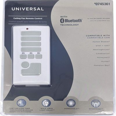 Harbor Breeze Off-White Handheld Universal Ceiling Fan Remote Control