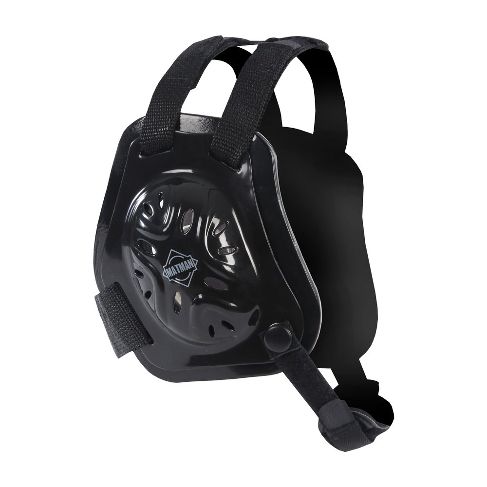 Matman Triforce Adult Wrestling Headgear Men & Womens Lightweight & Ergonomic Ear Guards for Wrestling, BJJ & MMA (Black)