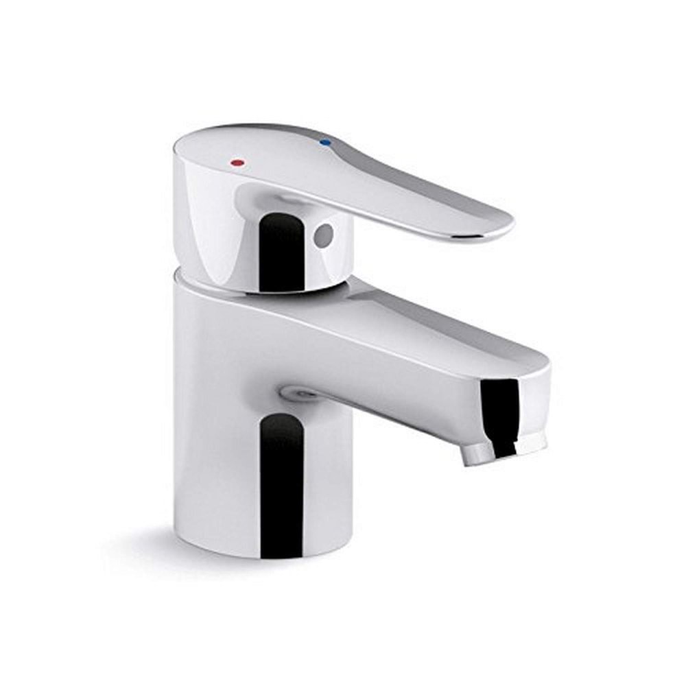 Kohler K-97282-4-CP K-P97282-4-CP July Single-Handle Bathroom Sink Faucet Less Drain 0.5 GPM