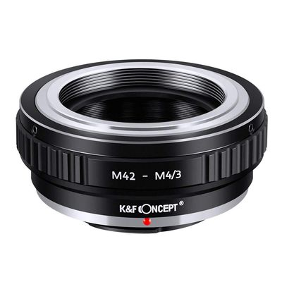 K&F Concept M42 Lens to Micro 4/3 Lens Adapter,M42 Screw Mount to Micro Four Thirds M43 MFT Fits for Olympus PE, Panasonic Lumix