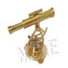 SHAHEERA NAUTICAL 5" Brass Alidade Telescope with Compass Nautical Antique Brass Marine Collectible C view 1
