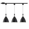 Kiven 1-Light Bell Hanging Pendant Track Mount Light,Black view 4