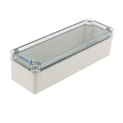 Aexit 250 x Cable Assemblies 80 x 70mm Transparent Cover Sealed Box Waterproof Junction Power Cables Box Enclosure