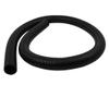 Aexit Black Plastic Electric Motors 48mm x 54.5mm Flexible Corrugated Conduit Pipe Hose Tube Fan Motors 2M Long view 1