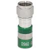 Digicon DS6Q F-Type Coaxial Compression Connector for RG6 - 100pcs view 1