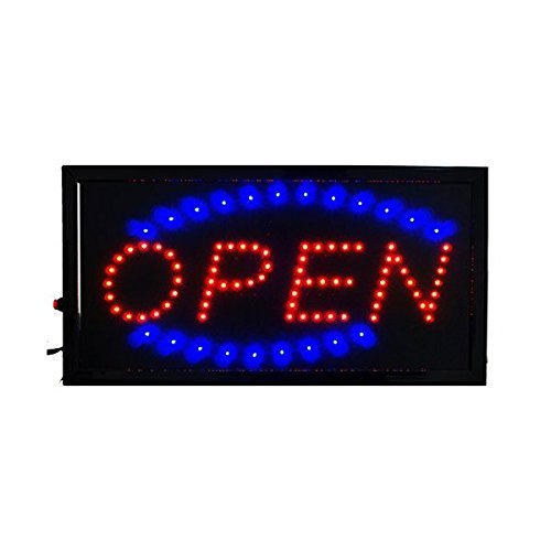 Business Open LED Sign Flashing Animation 19"x10"x1" L30
