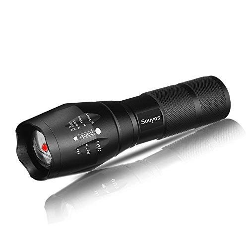 Souyos IR Illuminator Flashlight,LED 850nm Infrared Flashlight,Adjustable Focus Night Vision Torch Light for Hunting Varmint Coyote Hog Fox (Infrared Flashlight)
