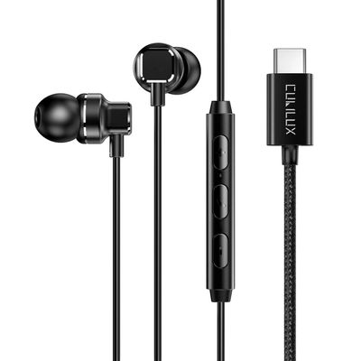 Cubilux USB C Headphones [192KHz/24-bit DAC] Type C Earphones with Microphone Compatible with iPhone 16/15 Pro Max, iPad Pro 13/12.9/11, iPad Air 13/5th/4th, Samsung S25/S24/S23, Android, Black 4 FT