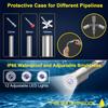 Pipe Pipeline Inspection Camera, Drain Sewer Industrial Endoscope HBUDS Waterproof IP68 Snake Video System with 7 Inch LCD Monitor 1000TVL Camera view 4