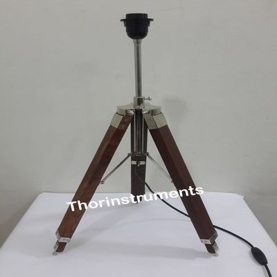 THOR INSTRUMENTS Table Lamp Wooden Tripod Home Decor Rustic Vintage Home Decor Gifts