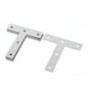 uxcell a16070800ux0520 Corner Brace 80mmx80mm T Shaped Flat Stainless steel Angle Bracket Corner Brace Joint 5 Pcs view 1