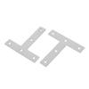 uxcell a16070800ux0520 Corner Brace 80mmx80mm T Shaped Flat Stainless steel Angle Bracket Corner Brace Joint 5 Pcs view 2
