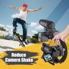 Zeadio Video Action Stabilizing Handle Grip Handheld Stabilizer with Cold-Shoe Mount for All DSLR Camera Camcorder view 2