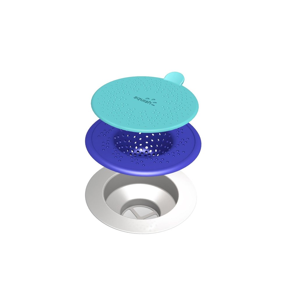 ROBINSON HOME PRODUCTS Blue Squish Sink Strainer, Blue