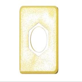 R.J. Enterprises 3013BUS-5 F TV Coupler Insert Yellow (100 pcs per Bag)