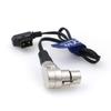 Eonvic D-Tap Male to 4 Pin XLR Female Right Angle Adapter Power Cable for DSLR Camcorder (Straight Cable) view 3