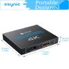 eSynic Portable 4K/30HZ HDMI Splitter Plug&Play 2 Way HDMI Splitter 1 in 2 Out [Only Mirror No Extend Mode] Support HDMI 1.4 Version With Metal Shell for HDTV PS4 Blu-ray Player Laptop Gaming Consoles view 3