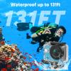 AKASO EK7000 4K30FPS 20MP WiFi Action Camera with EIS Ultra HD 131FT Waterproof Underwater Camera Remote Control 4X Zoom Support External Microphone view 4