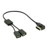 Car Media in AMI MDI Dual AUX Flash Drive Adapter Cable Compatible with A4 A6 Q5 Q7 V-W view 1